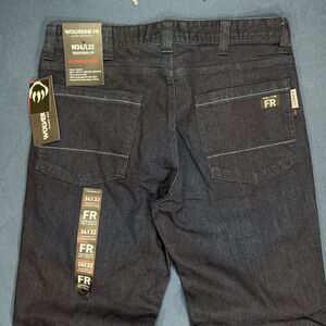 Wolverine FR Flame Resistant Jeans Mens 34 x 32 Traditional Fit Stretch CAT2 NEW